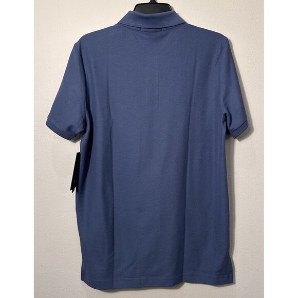New U.S. Polo Assn. Size S NEW Men's Performance Pique Polo Shirt London Blue - Picture 2 of 10